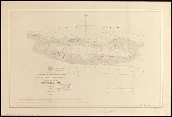 Preliminary chart of Copper Harbor