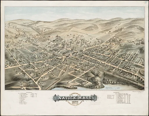 View of Natick, Mass