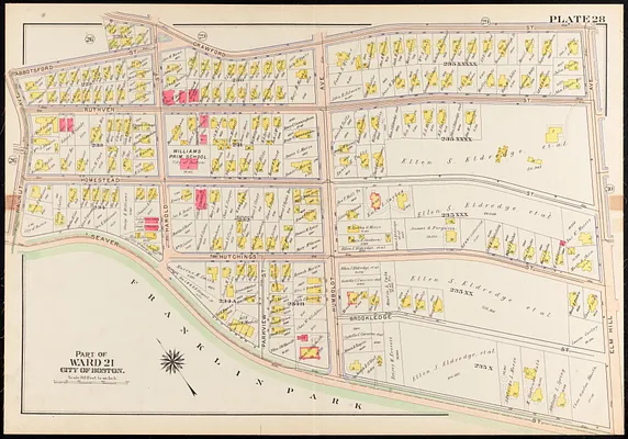 Atlas of the city of Boston, Roxbury