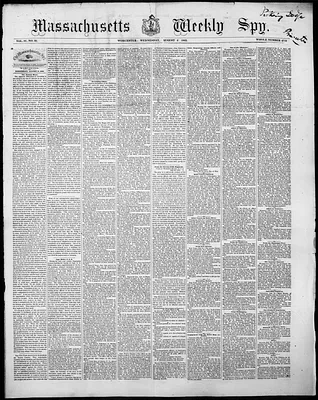 Massachusetts Weekly Spy
