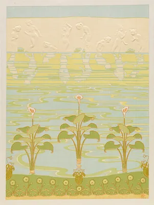 Decoration in Enameled Tiles for Bathroom