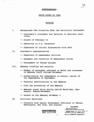 White Paper on Iran