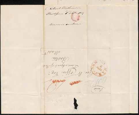 Robert Watkinson to George Coffin, 1 December 1837