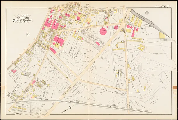 Atlas of the city of Boston : city proper and Roxbury