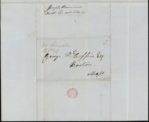 Joesph Hammond to George Coffin, 26 October 1846