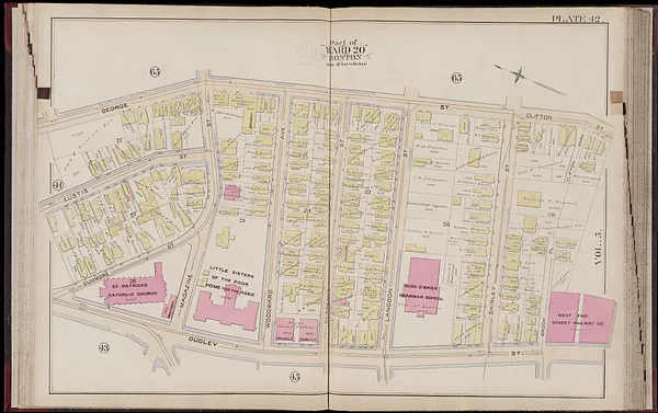 Atlas of the city of Boston : Roxbury, Mass. : volume four : from actual surveys and official records