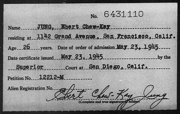 Jung, Ebert Chew-Kay - 1945