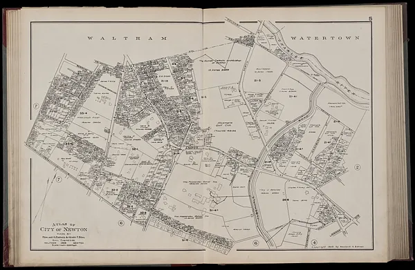 Atlas of the city of Newton, Massachusetts