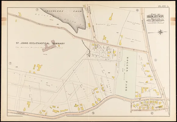 Atlas of the city of Boston, Brighton