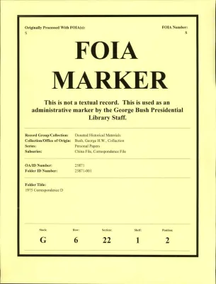 1975 Correspondence D