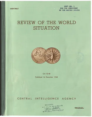 Central Intelligence Agency Report 12-40, Review of the World Situation