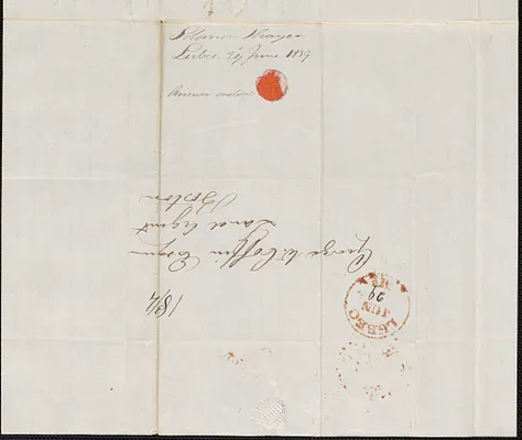 Solomon Thayer to George Coffin, 29 June 1839