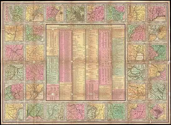 Maps of the vicinities of thirty-two of the principal cities and towns in the Union