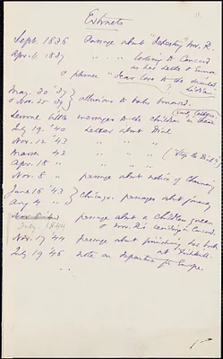 Thomas Wentworth Higginson manuscript list, 188-?