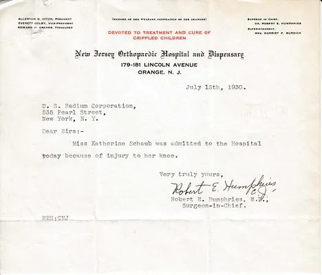 Letters Received, July 15, 1930