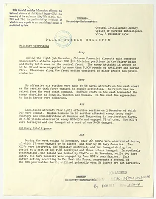 Memorandum, Daily Korean Bulletin