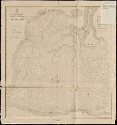 Chart of Lake Saint Clair