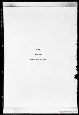 Volume 435, August 23 – August 26, 1941