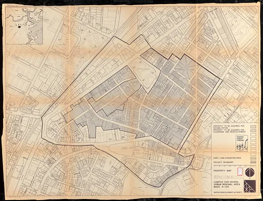 Campus High School urban renewal area Mass. r-129