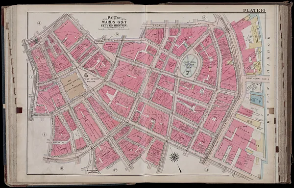 Atlas of the city of Boston, Boston proper and Back Bay : from actual surveys and official plans