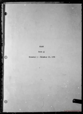 Volume 44, November 1 – November 10, 1936