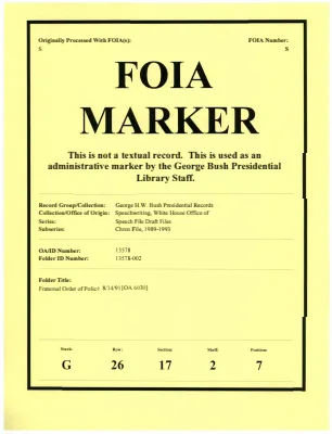 Fraternal Order of Police 8/14/91 [OA 6030]