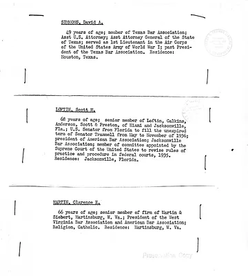 Biographical Sketches