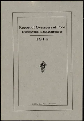 Overseers of the Poor, report, Leominster, Massachusetts, 1914