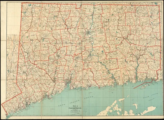 Map of Connecticut