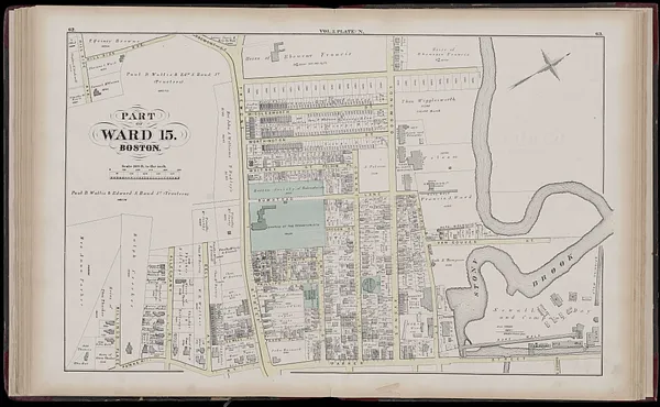 Atlas of the county of Suffolk, Massachusetts : vol. 2nd late city of Roxbury, now wards 13-14 and 15, city of Boston
