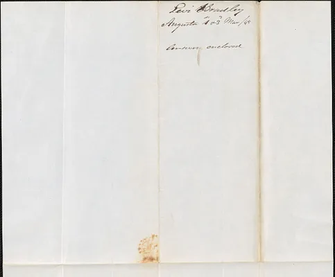 Levi Bradley to George Coffin, 3 March 1845