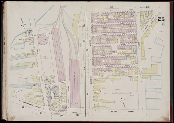 Insurance map of Boston : volume 1