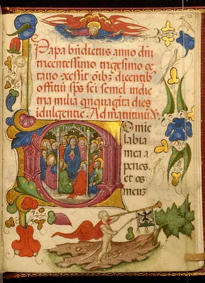 Leaf from Barbavara Book of Hours