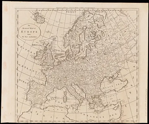 An accurate map of Europe from the best authorities