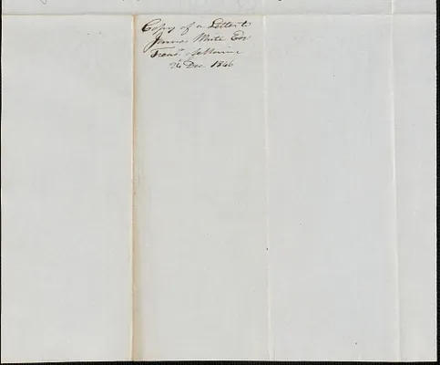 George Coffin to James White, 24 December 1846