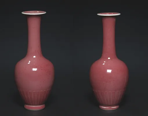 Pair of Lotus Petal Vases