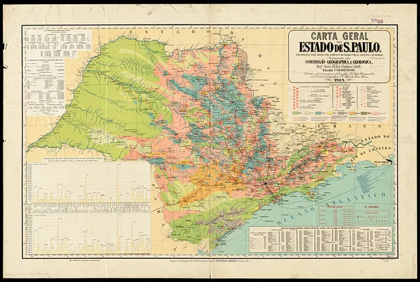 Carta geral do estado de S. Paulo