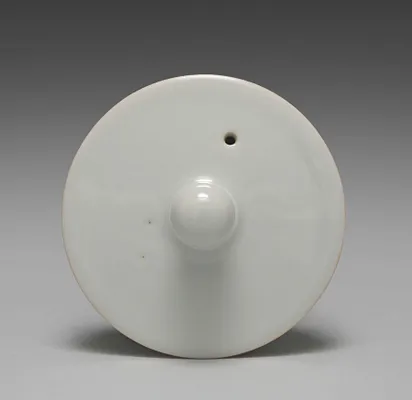 Lid for a Sake Pourer with Flowers