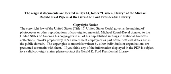 Cashen, Henry
