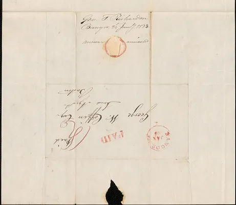 George F. Richardson to George Coffin, 24 January 1833