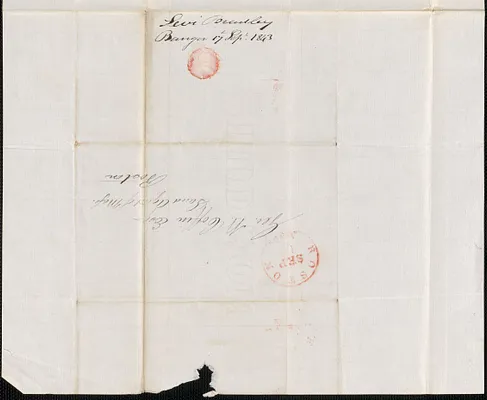 Levi Bradley to George Coffin, 17 September 1843