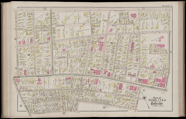 Atlas of the city of Cambridge, Massachusetts