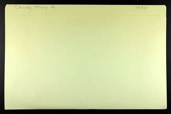 Clarke, Mary A.
