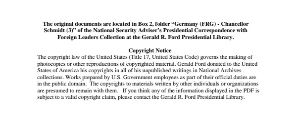 Germany (FRG) - Chancellor Schmidt (3)