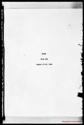 Volume 655, August 10 – August 12, 1943