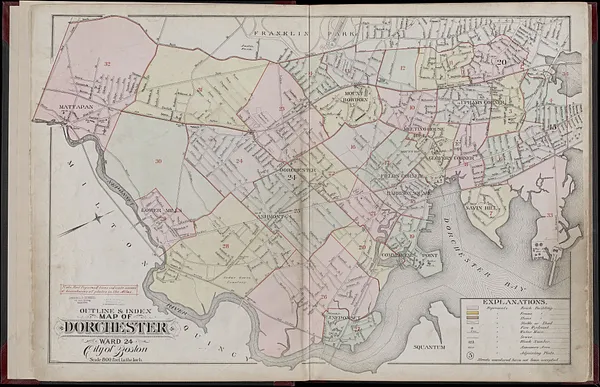 Atlas of the city of Boston, volume five, Dorchester Mass.