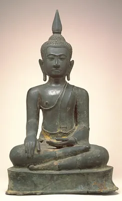 Seated Buddha in""Maravijaya""