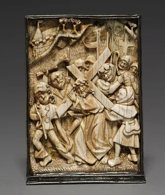 Plaque: Christ Carrying the Cross