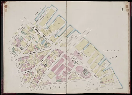 Insurance map of Boston : volume 1