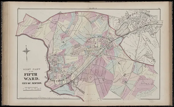 Atlas of the city of Newton, Middlesex Co., Massachusetts